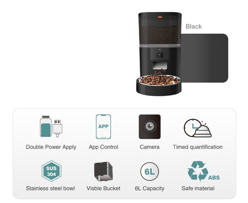 Watch Pets Eat and Play with Smart Feeder