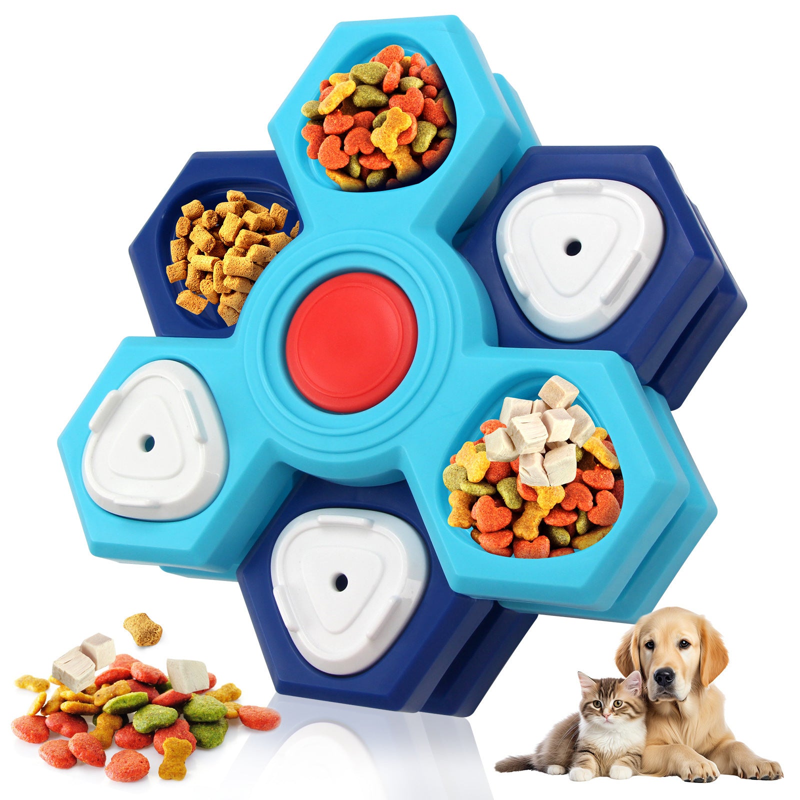 Fun 4-Layer Puzzle Bowl for Happy, Healthy Dogs