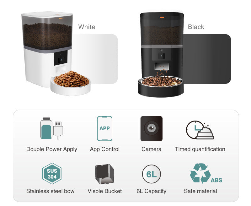 Watch Pets Eat and Play with Smart Feeder