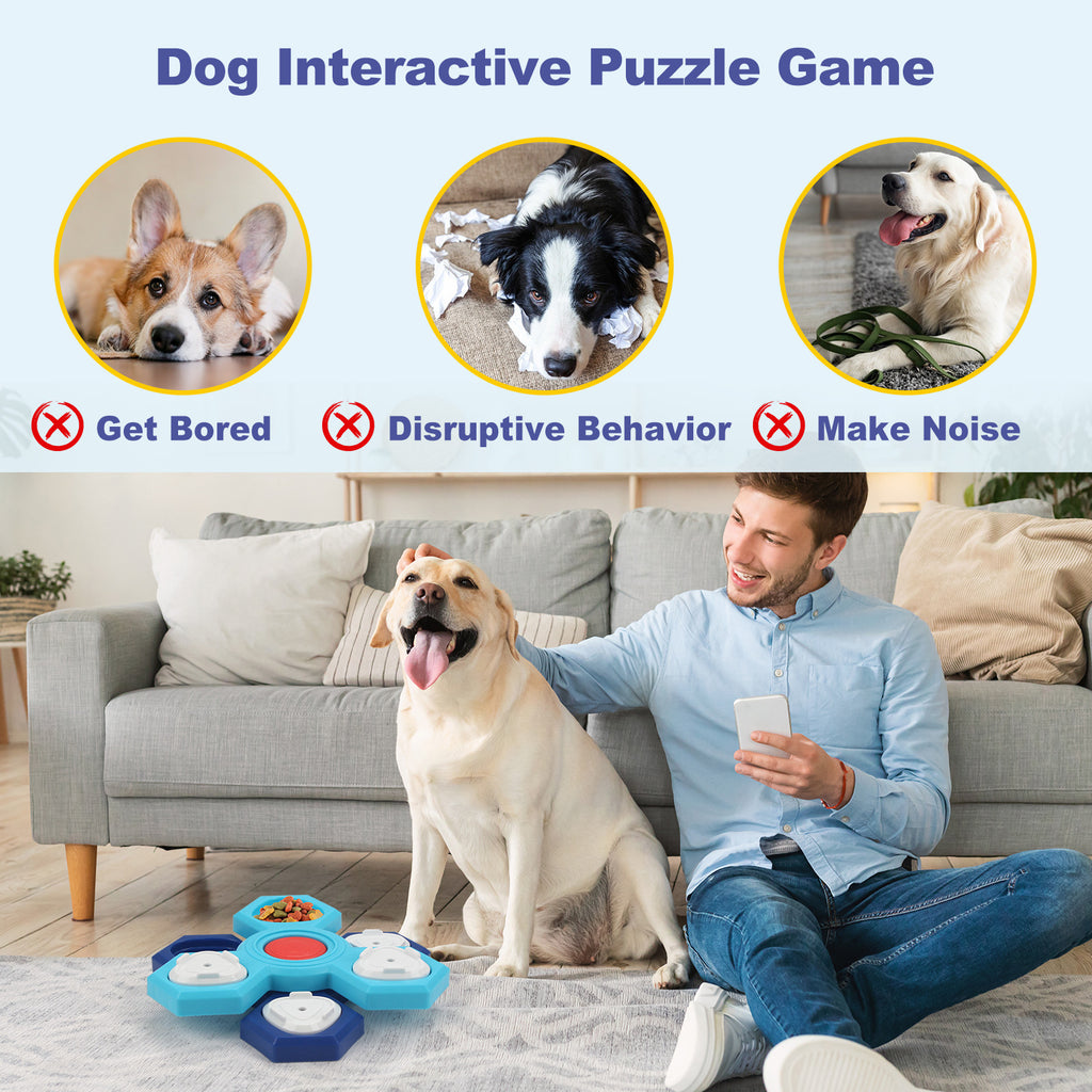 Fun 4-Layer Puzzle Bowl for Happy, Healthy Dogs